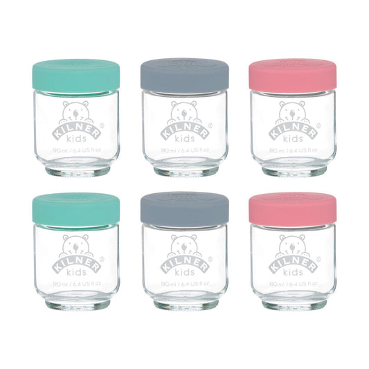 Set of 6 Kids Jars, 190ml
