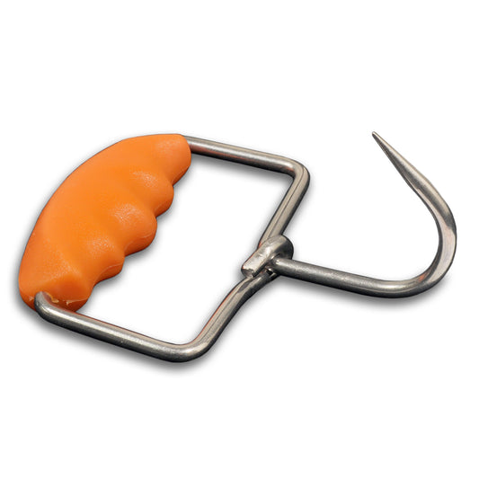 BARR ¼" Dia., 4½"/11cm Open Grip Hook, Center Pull