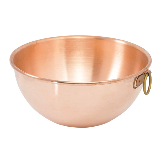 Matfer Bourgeat Copper Egg White Bowl - 260mm - Kitchenly