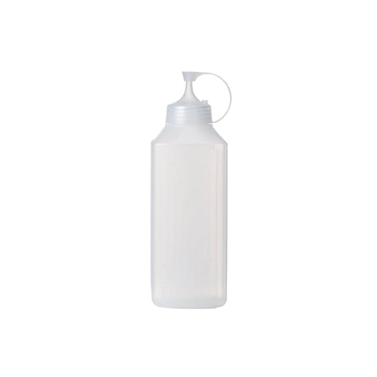 Chef Inox Square Narrow Mouth Squeeze Bottle - Graduated, 800ml, Box of 10