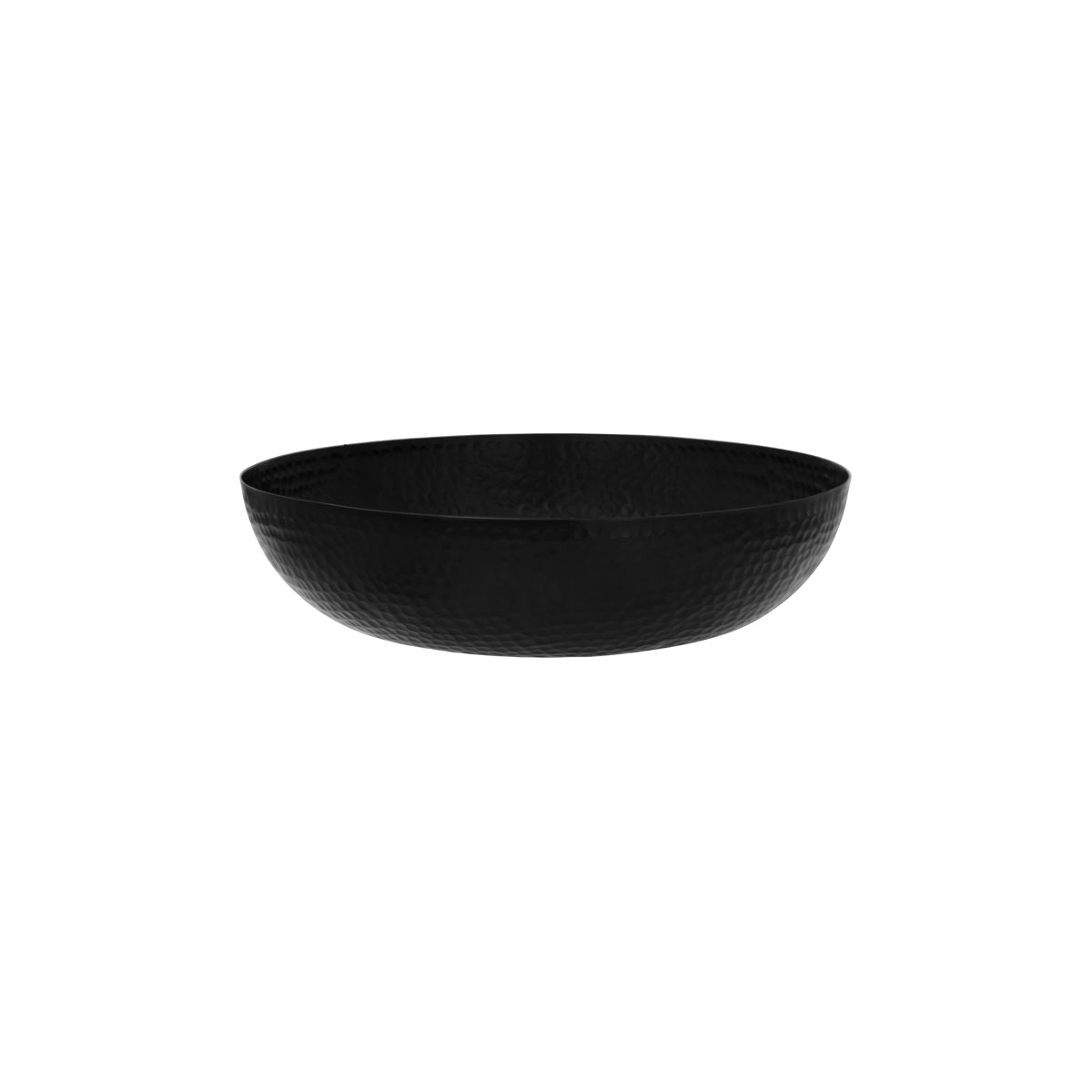 Chef Inox Round Serving/Seafood Bowl Hammered 300mm - Kitchenly