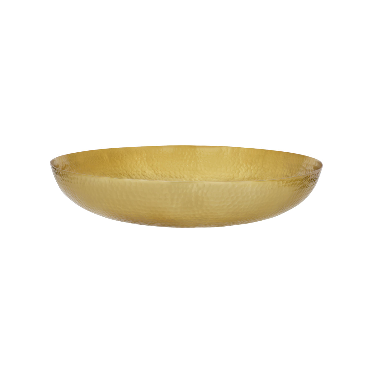 Chef Inox Round Serving/Seafood Bowl Hammered 400mm - Kitchenly