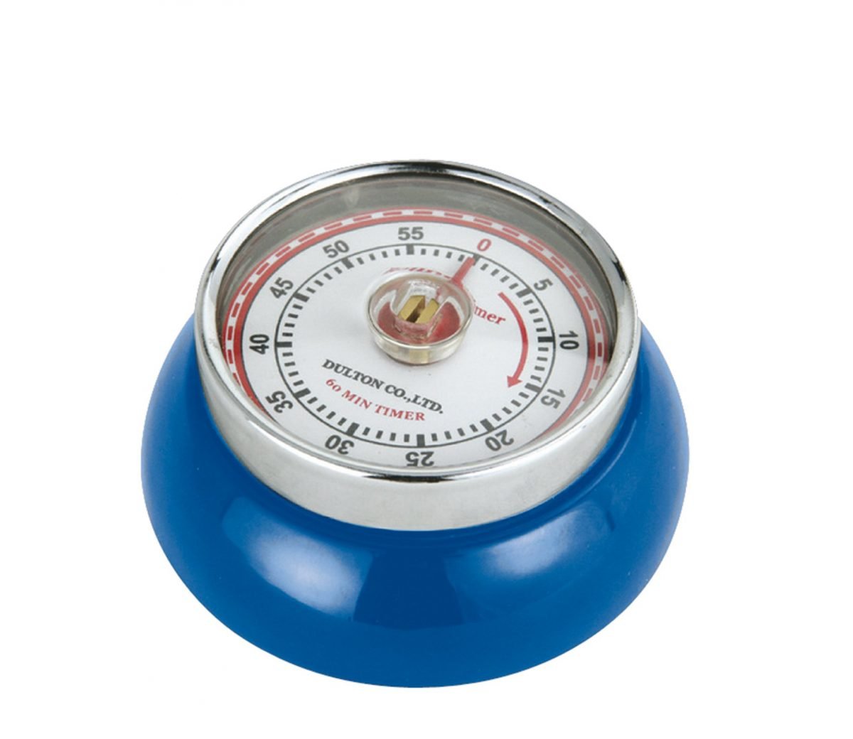 Zassenhaus Speed Kitchen Timer with MagnetEnameledSteelRoyalBlue 3x√ò 7cm - Kitchenly