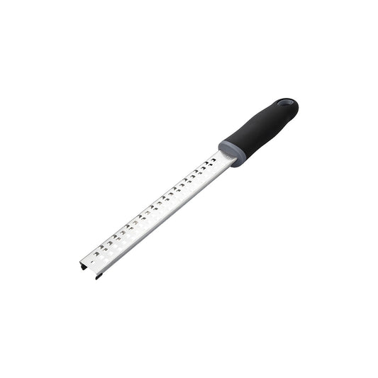 Chef Inox Long Plane Coarse Grater with Black Handle - 325mm