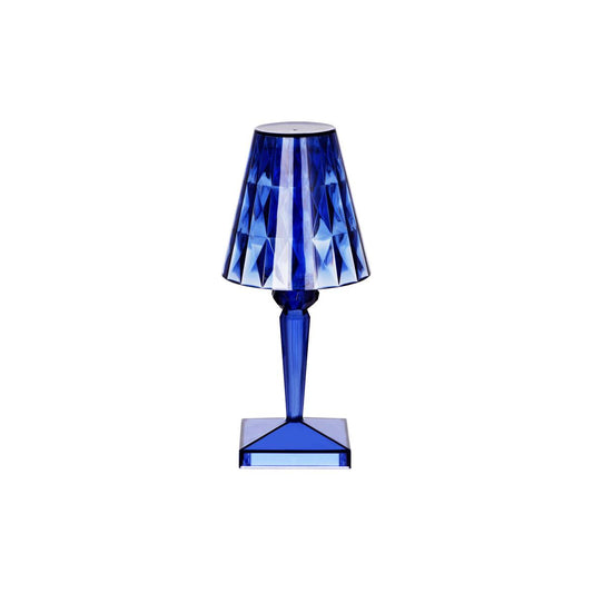 Ambience Crystal Cordless LED Table Lamp Blue - Kitchenly