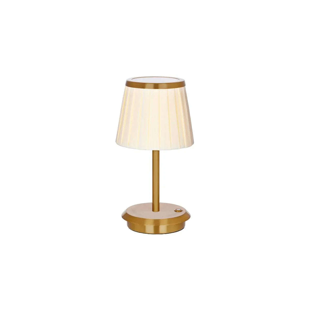 Ambience Adelaide Cordless LED Table Lamp Brushed Brass - Kitchenly