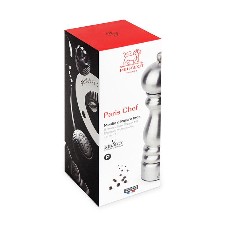 Paris Chef u'Select Pepper Mill, 18cm