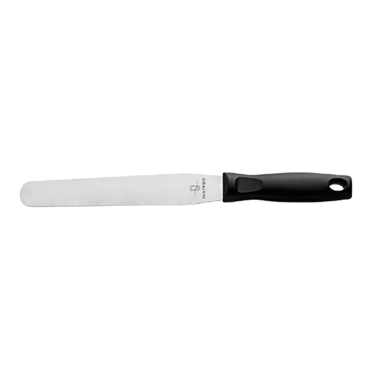 Matfer Bourgeat Stainless Steel Spatula - 200mm, Plastic Handle - Kitchenly