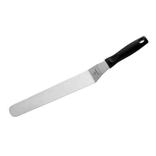 Matfer Bourgeat Stainless Steel Cranked Spatula - 260mm - Kitchenly