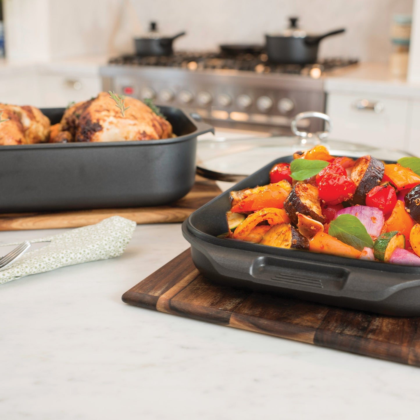 ignite 3 Piece Double Roaster and Grill Set