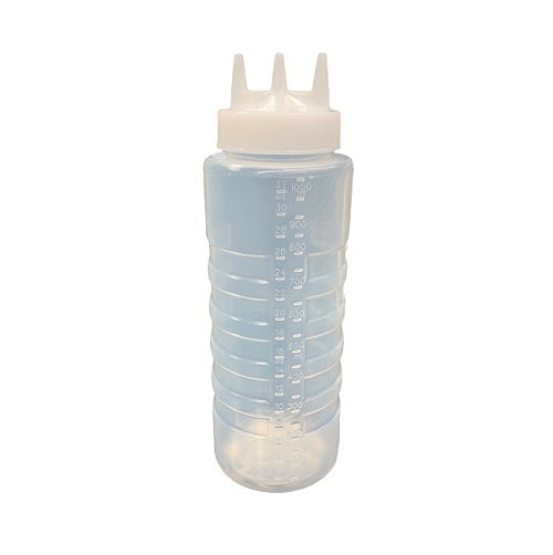 Matfer Bourgeat 3 Spout Dispenser Bottle - 1L - Kitchenly