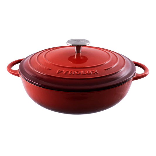 Pyrolux PYROCHEF Round Chef Pan Chilli Red 28cm/4L