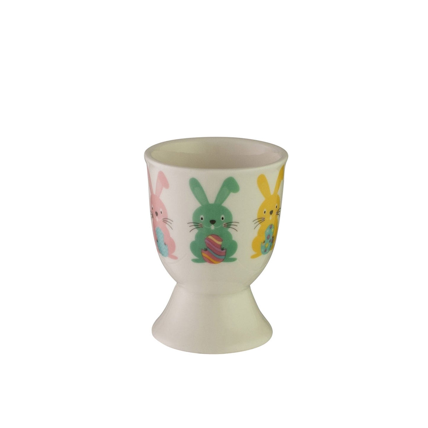 Animal Themed Egg Cup - Easter Bunny and Eggs