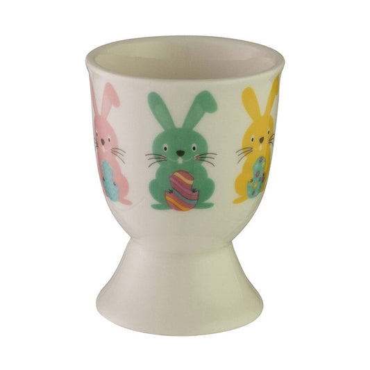 Animal Themed Egg Cup - Easter Bunny and Eggs