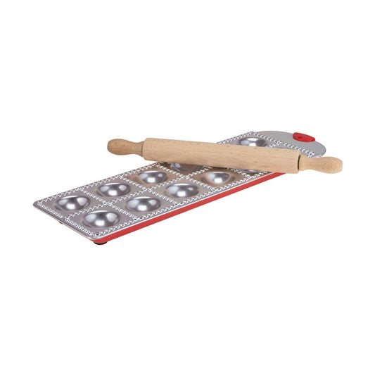 Ravioli Making Tray Set With Rolling Pin