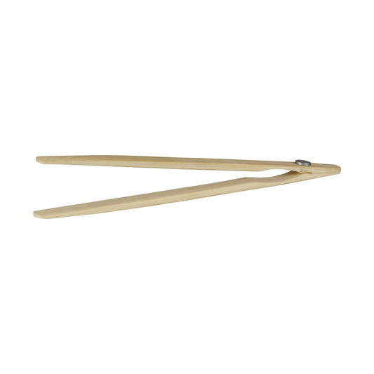 Bamboo Toast Tongs With Magnet