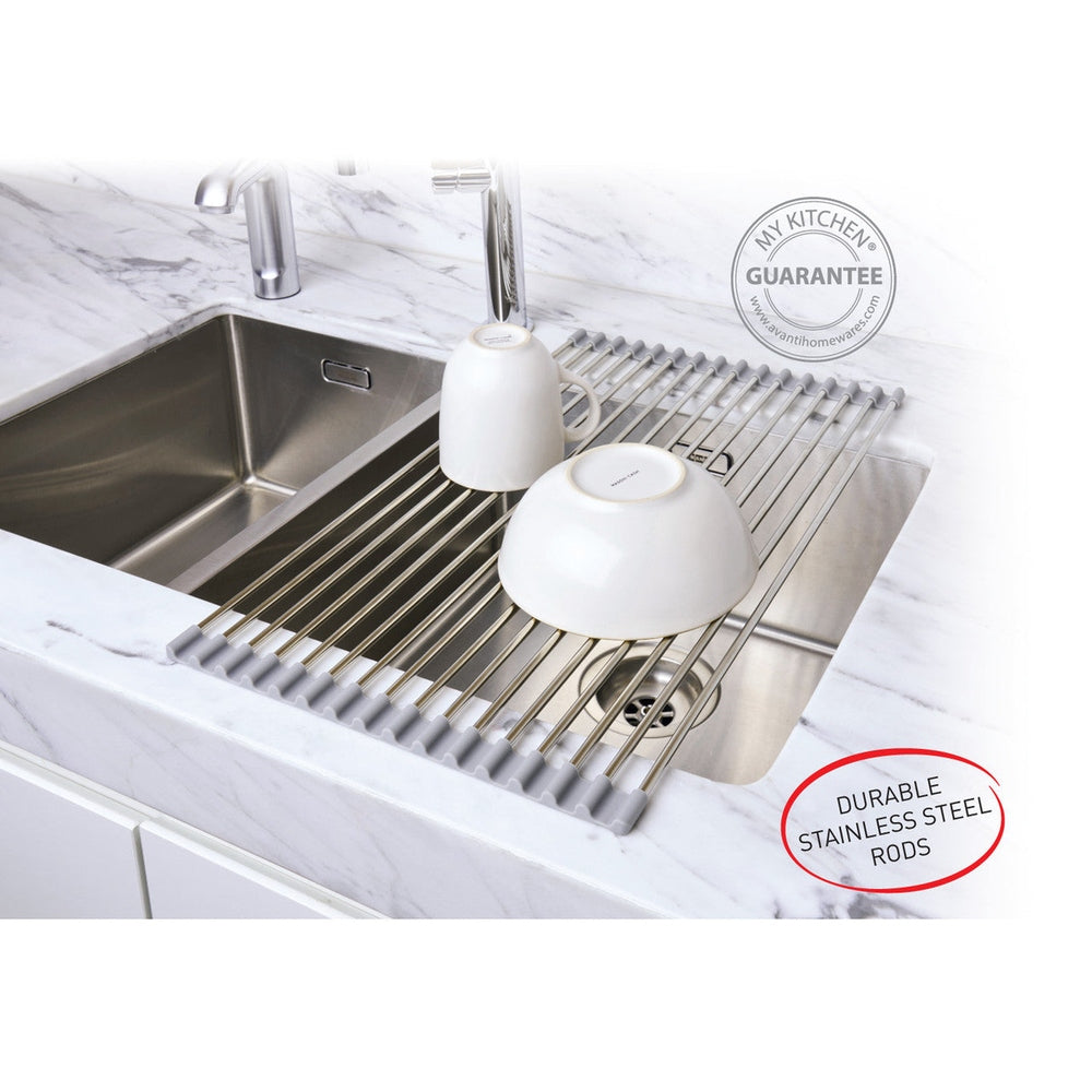 Over Sink Roll-Up Drying Rack