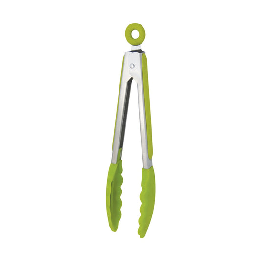 Silicone Tongs, with Stainless Steel Handle