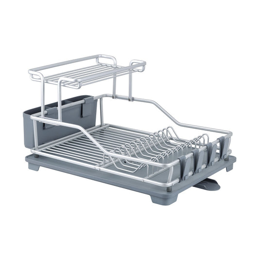 2 Tier Aluminium Dish Rack