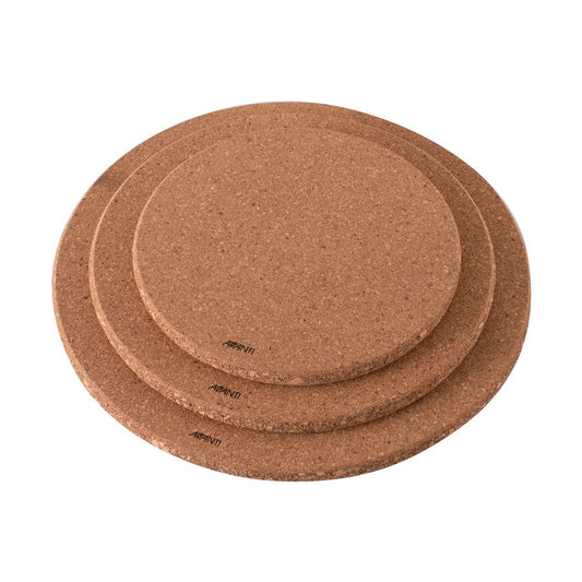 Round Cork Trivet Set, with Magnets