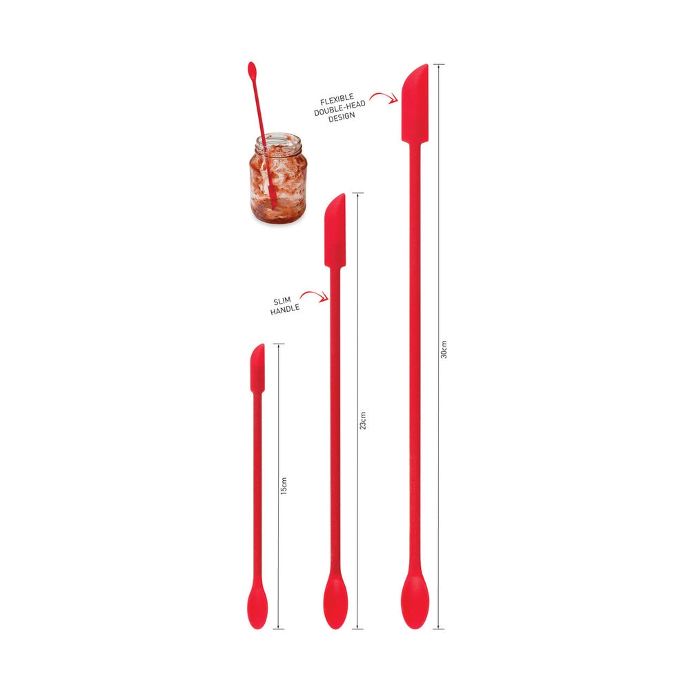 Silicone Jar Scrapers, 3 Piece Set