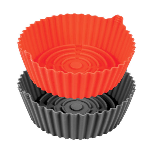 Airfryer Round Silicone Insert Set - 20 x 19cm