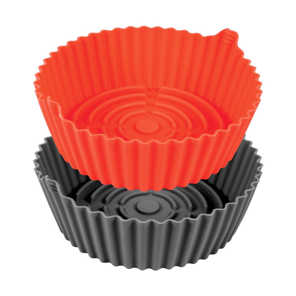 Airfryer Round Silicone Insert Set - 23.5 x 22cm