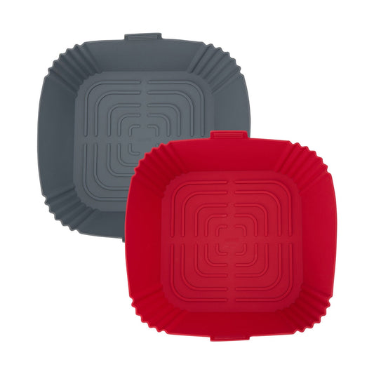 Square Air Fryer Silicone Basket Set