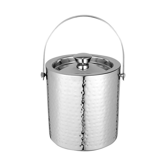 Hammered Double Wall Ice Bucket