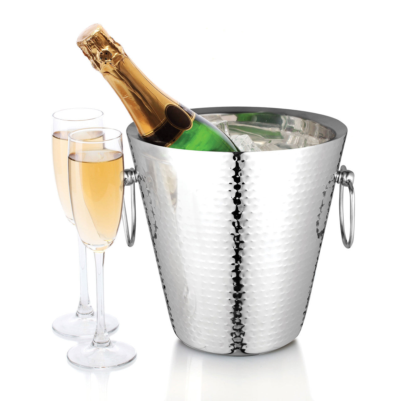 Hammered Double Wall Champagne Bucket