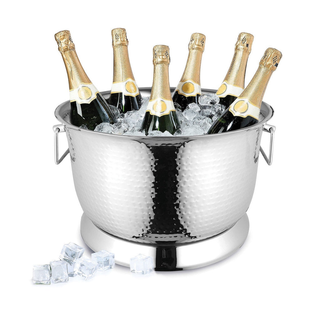 Hammered Double Wall Round Party Tub