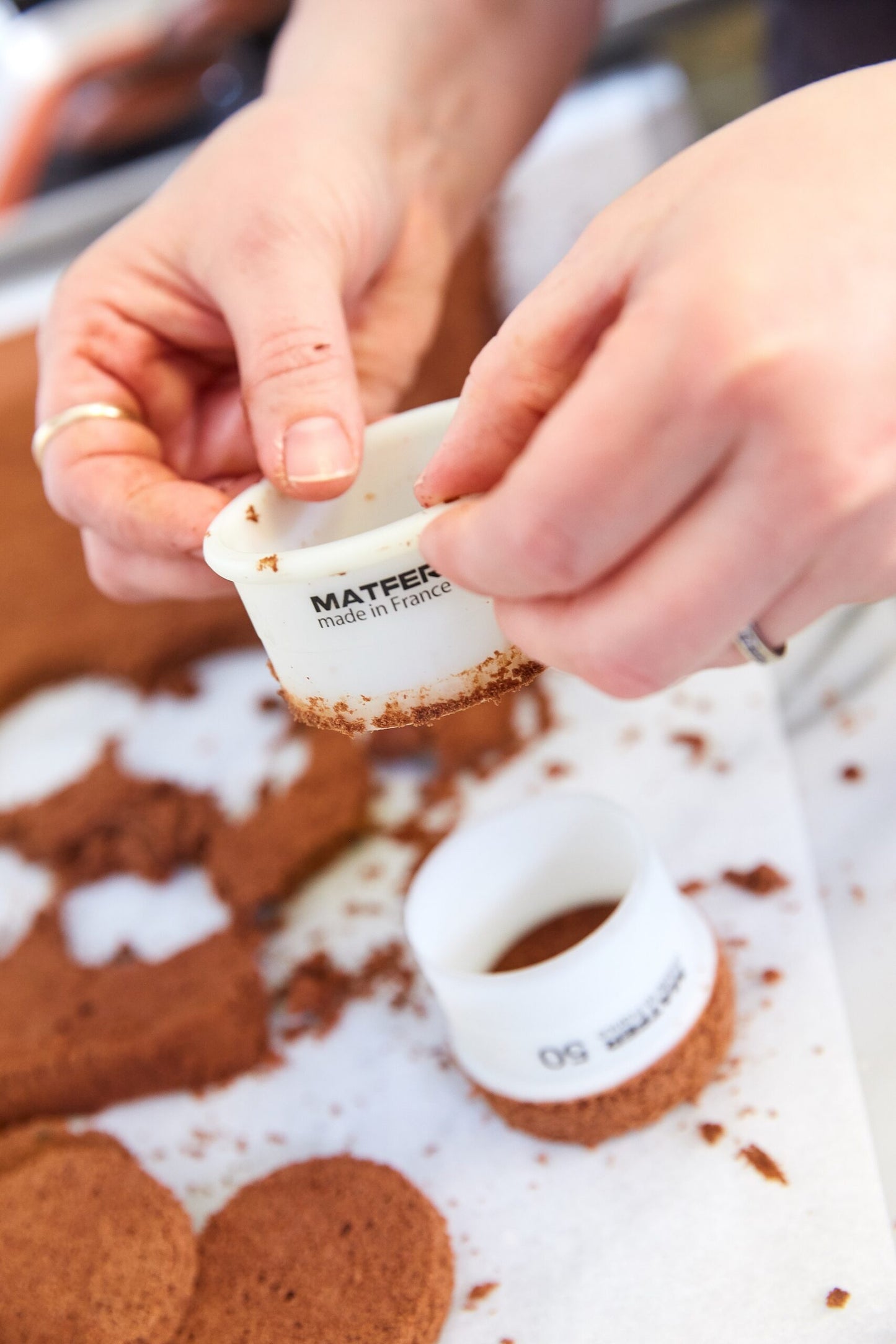 Matfer Bourgeat Exoglass Plain Cutters - Set of 7, Odd Edge