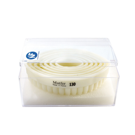Matfer Bourgeat Exoglass Oval Fluted Cutter - Set of 7 - Kitchenly
