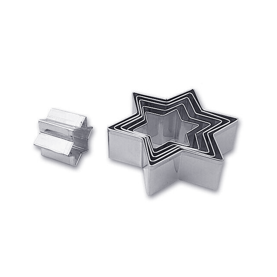 Matfer Bourgeat Star Cutter - Set of 6 - Kitchenly