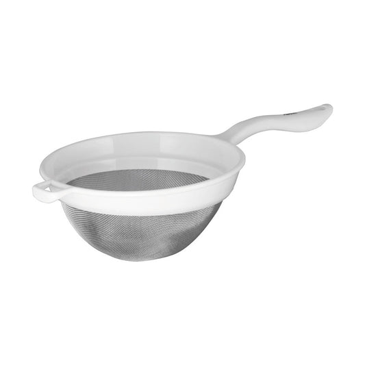 Stainless Steel Strainer, with Plastic Frame - 19cm