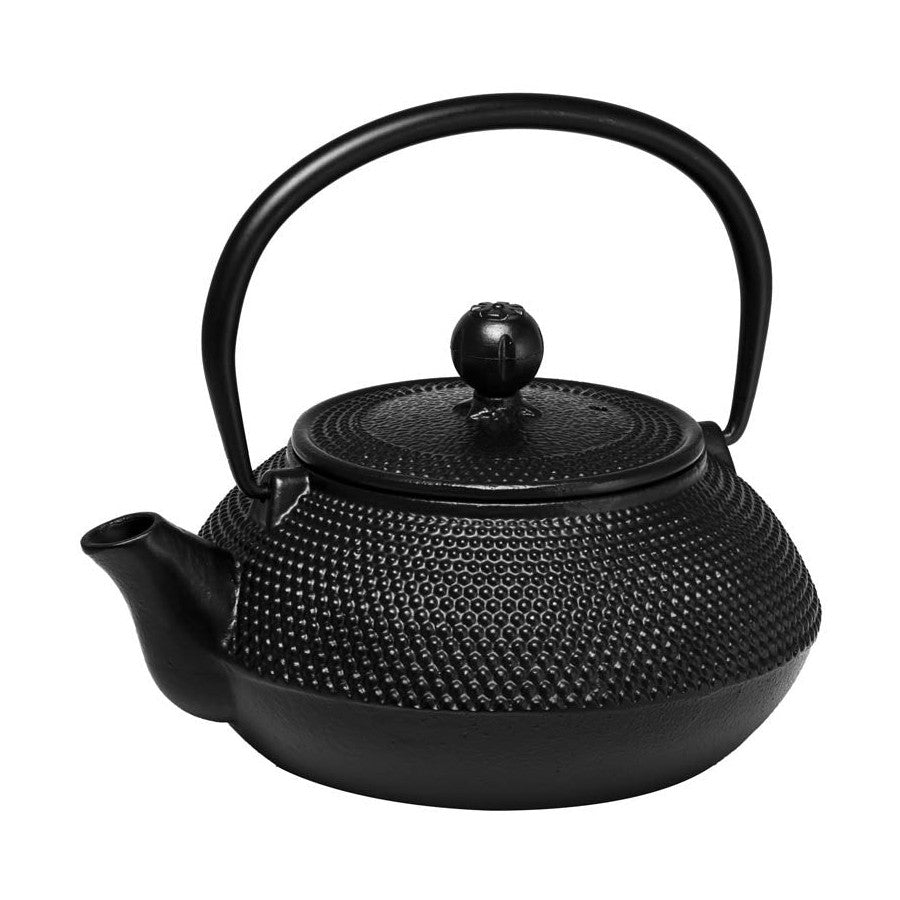 Hobnail Cast Iron Teapot - 800ml - Black