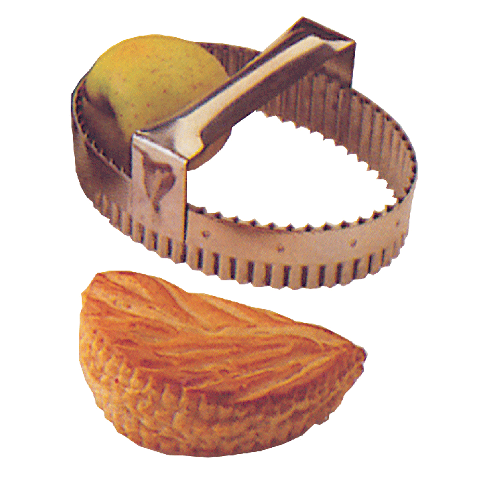 Matfer Bourgeat Apple Turnover Cutter - Stainless Steel, 170x125mm - Kitchenly