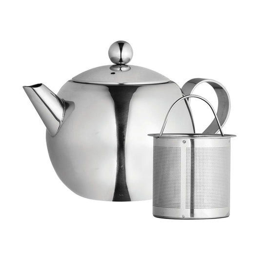 Nouveau Teapot, with Laser Etched Infuser - 900ml