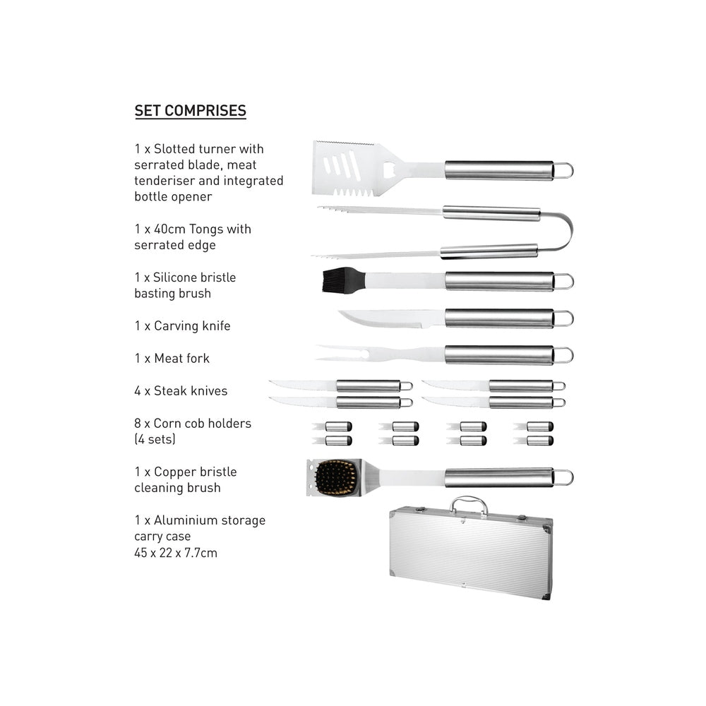 BBQ Tool, 18 Piece Set