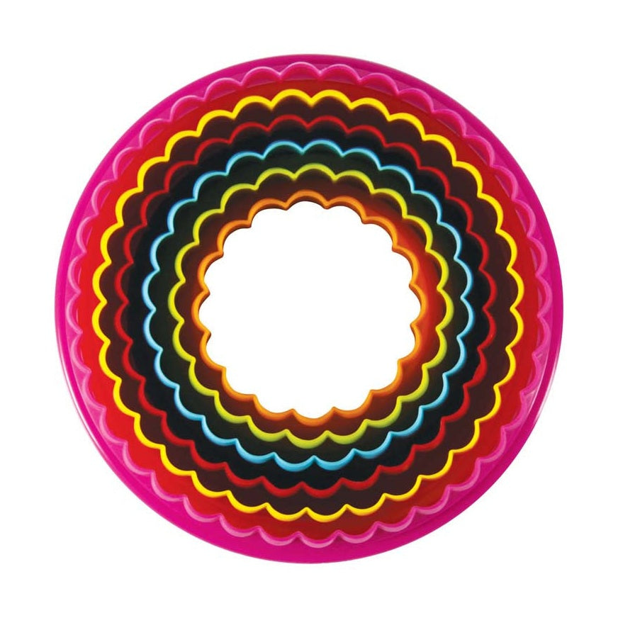 Double Sided Round Cookie Cutters Set