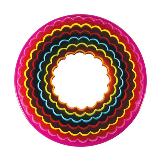 Double Sided Round Cookie Cutters Set