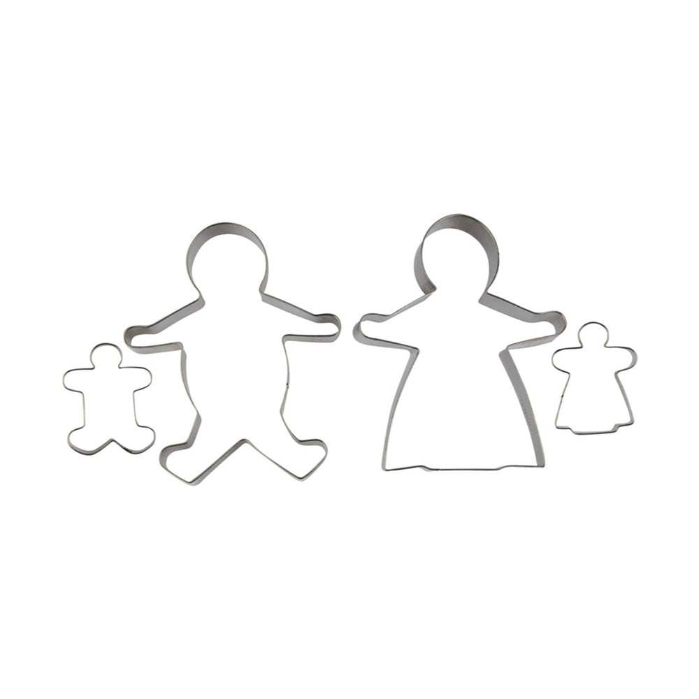 Gingerbread Family Cookie Cutters Set