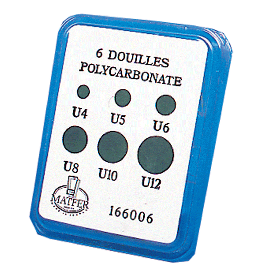 Matfer Bourgeat Piping Tube Set of 6 Plain - Kitchenly