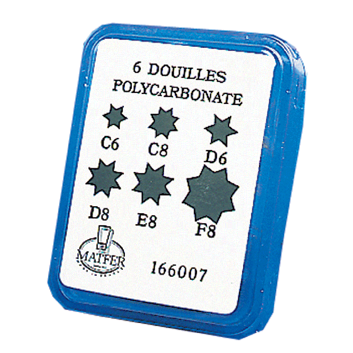 Matfer Bourgeat Star Piping Tubes - Set of 6 - Kitchenly