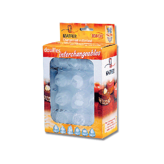 Matfer Bourgeat Interchange Piping Tubes - Set of 12 - Kitchenly