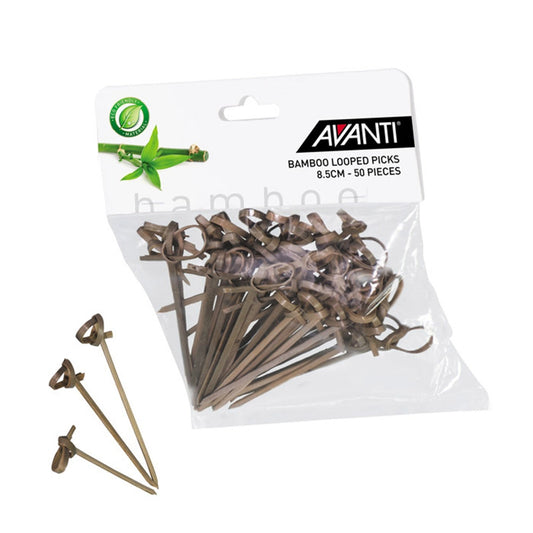 Bamboo Looped Picks - 8.5cm