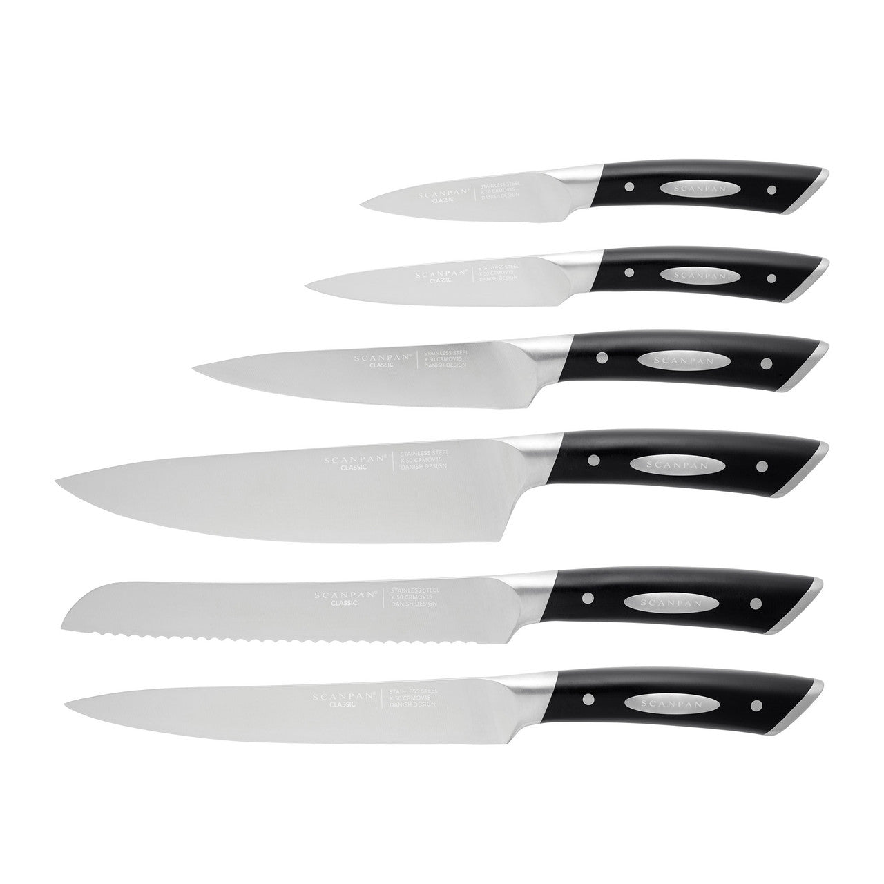 Classic 7 Piece Step Knife Block Set