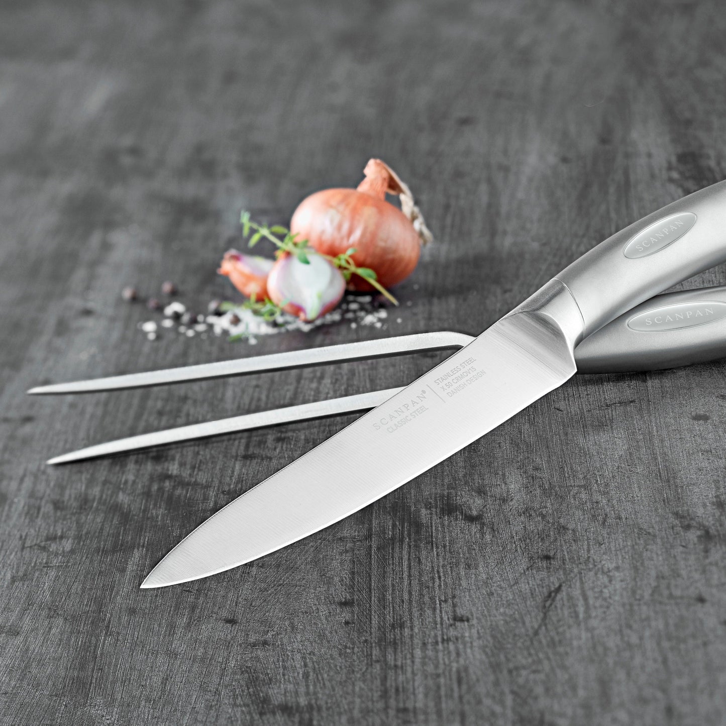 Scanpan Classic Steel 2 Piece Carving Set