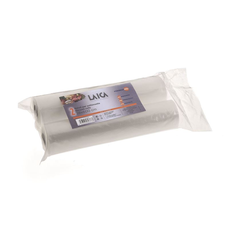 Laica – Vacuum Bag Rolls Set of 2 28cm x 6Mtrs