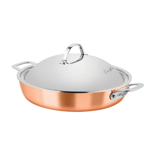 Escoffier Induction Chef Pan 32cm, Copper